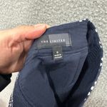 The Limited  Pencil Skirt Women 6 Navy White Polka Dot Pockets‎ Office Preppy Photo 2