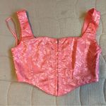 Princess Polly NWT Day Dream Pink Patterned Corset Top Photo 0
