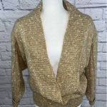 Rosebud Vintage 80s Women’s Coastal Grandma Cardigan Wool Blend Sweater Size L Photo 0