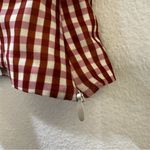 ZARA Gingham Tank Top Red White Size Small Photo 7