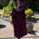 Aqua Green  Vibrant Pink and Black Tie-Dye Romper Photo 2