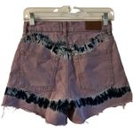 BDG Urban Outfitters Pax Purple & Blue Tie Dye Denim Shorts Size 26 Casual Photo 2