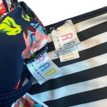 Rad Swimwear Breanne Two Piece Swimsuit Tankini Top High Waisted Bottoms Size XS Blue Photo 13