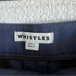 Whistles Brand Women's Eva Navy Blue Ankle Zip Trousers Size 8 Photo 6