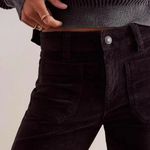 Free People  High Time Kick Flare Velvet Corduroy Pants Photo 1