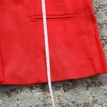 Vintage Red Blazer and Pants Set with Feather Accent Size undefined Photo 4