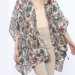 Mystree  Multicolor Floral Kimono Photo 0