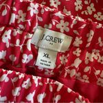 J.Crew NEW Pull-On Skirt in Geranium Ivory Floral Print Size XL Photo 9