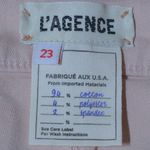 L'Agence Margot High Rise Skinny in Petal & Light Rose Gold Foil - Size 23 - NWT Photo 10