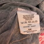 Divided H&M gray long cotton Short sleeve T-shirt size 8 Photo 5
