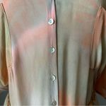 Vintage 1990s tie dye silk dress with braided belt Photo 7