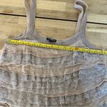 EXPRESS  Beige Tiered Lace Tank L Photo 2