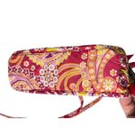 Vera Bradley Quilted "Raspberry Fizz" Crossbody Handbag Paisley Pink Photo 4
