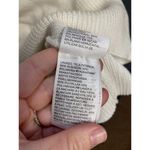 & Other Stories  Sweater Dress Women's Medium White Knit Crisscross Cutout B48 Photo 4