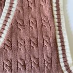 Moon and Madison Sweater Vest Size S White Photo 6