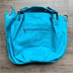 Yoki NWT Teal Vegan Leather Tassel 2-Way Slouchy Shoulder Bag Photo 2