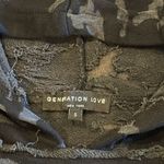 Generation Love  Women’s Burnout Distressed Camouflage Hooded Sweatshirt Size S Photo 5