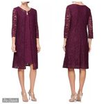 Alex Evenings Gorgeous  Lace Overlay Mother of the Bride/Evening Dress! Photo 1