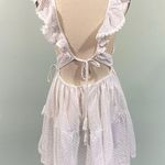 Tularosa X Revolve White Sleeveless Mini Floral Luzali Mini Wrap Dress Size M Photo 7