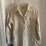 Sandy Liang Women’s 2 x TARGET Cream Long Sleeve Jumpsuit Painter’s Boiler Suit Photo 2
