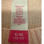 No Boundaries Ugly Christmas Sweater Pink Dear Santa Define Naughty Sequin Tinsel XL Photo 3