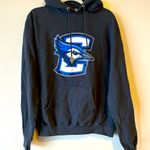Champion  Creighton University Bluejay Logo Medium Gray Pullover Hoodie Sweater Photo 0