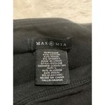 Max & Mia Black Modal Cotton Spandex High Waist Leggings Women's Size L Photo 2
