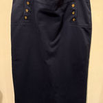 Polo Jeans long blue button on‎ skirt sz 14 Photo 0