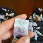 Spiritual Gangster  Kimono Robe Women's One Size Black Floral Tie Front Pockets Photo 3