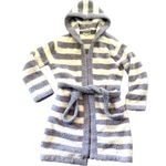 Barefoot Dreams CozyChic Gray and White Robe Photo 0