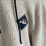 Urban Outfitters  FILA Adam Ecru Sherpa Hoodie Pullover (Large) Photo 7