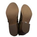 MIA Stitch Fix Olive Green Booties Suede Ankle Boots SZ 6W Western Stitch Wide Photo 3