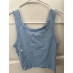 Billabong 'Tons of Sun' Cotton Sleeveless Crop Top Blue Size Medium Photo 3