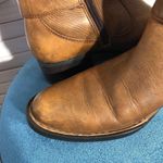 Crown Over The Knee Boots vtge Steampunk Caramel Brown genuine Leather Size 6 5 Photo 13