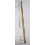 Vintage Sandy Duftler Y2K 90s White Leather Chunky Buckle Statement Belt XS/S Photo 7