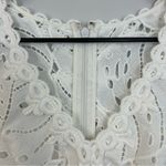 Lilly Pulitzer  Sandi Lace Crochet Resort White Sleeveless Mini Dress Size 6 Photo 5