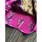 Free People  Miranda Printed Jumpsuit In Jewel Combo Large Bohemian Pink and Gold Photo 4