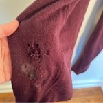 Soho New York & Co Street Cozy Sweater Joggers Burgundy Purple Size M Photo 12