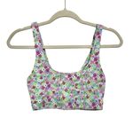 ZARA Womens Sz M Floral Crop Top Cami Country Cottage Core Scoop Neck Boho Photo 0