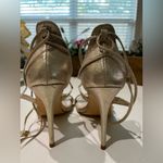 Lulus Elegant Gold Strappy Heels Photo 3