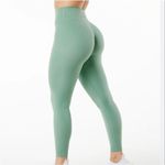 Alphalete alphalux legging mint green XXS high rise seamless gym workout lifting Photo 1
