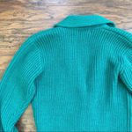 vintage • Jack Winter cropped teal wool sweater cardigan double breasted chunky Green Size M Photo 6