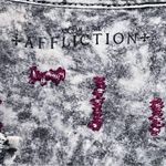 Affliction  Women's Black and Pink Graphic Tee Photo 2