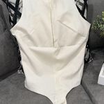 Bebe Cream bodysuit with a touch of stretch size L Photo 0
