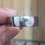 Silver Arc Atlanta Falcons Ring Photo 5