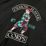 Demon Slayer Corps Tanjiro Kamado Anime Cartoon T-Shirt L Photo 3