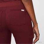 FIGS Women's Burgundy Zamora Jogger Scrub Pants Photo 3