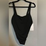 Athleta NWT  Hermosa One Piece Swimsuit Size S Black Photo 7