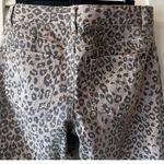 Cache Animal Print Faded Soft Vintage Jeans leopard 10 Skinny Mid Rise Stretch Photo 8