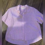 XiRENA CHAYSE TOP ROSE GOLD button down top striped spring boho contemporary Pink Size XS Photo 9